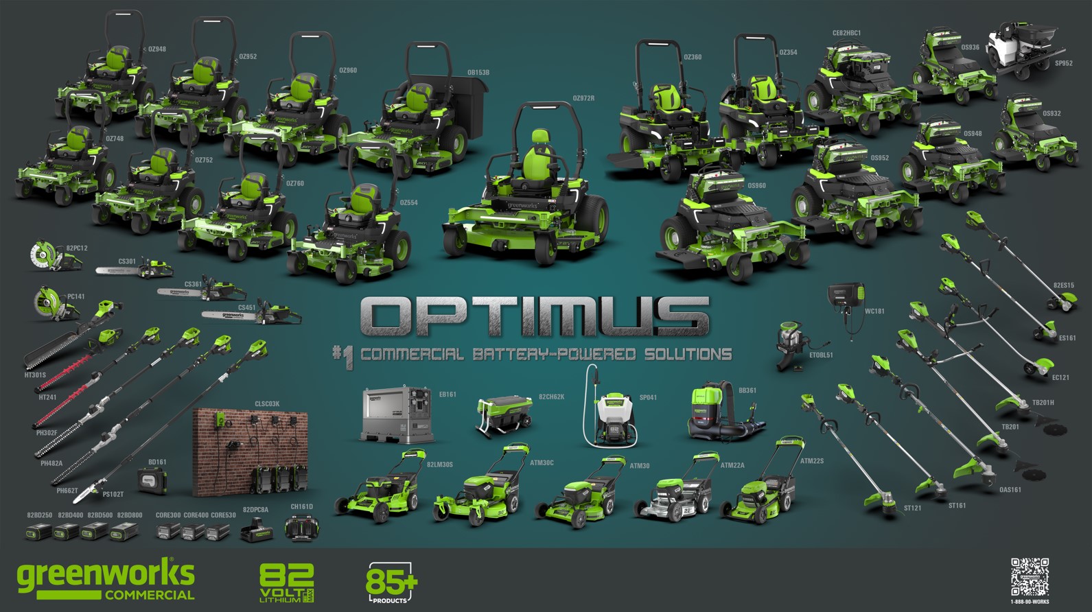 Greenworks Optimus Line Up Bobcat ZT-6000